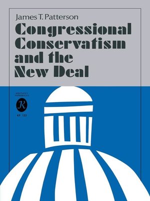 cover image of Congressional Conservatism and the New Deal